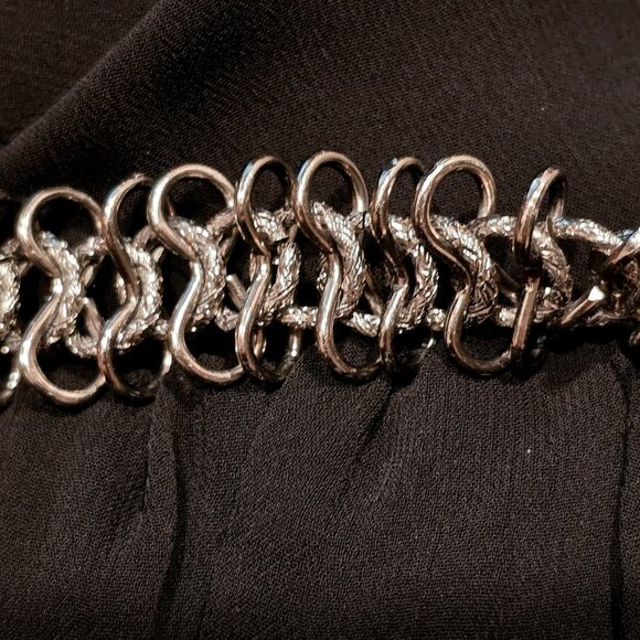 Black cocktail mini dress with wrap - Picture 5 of 5